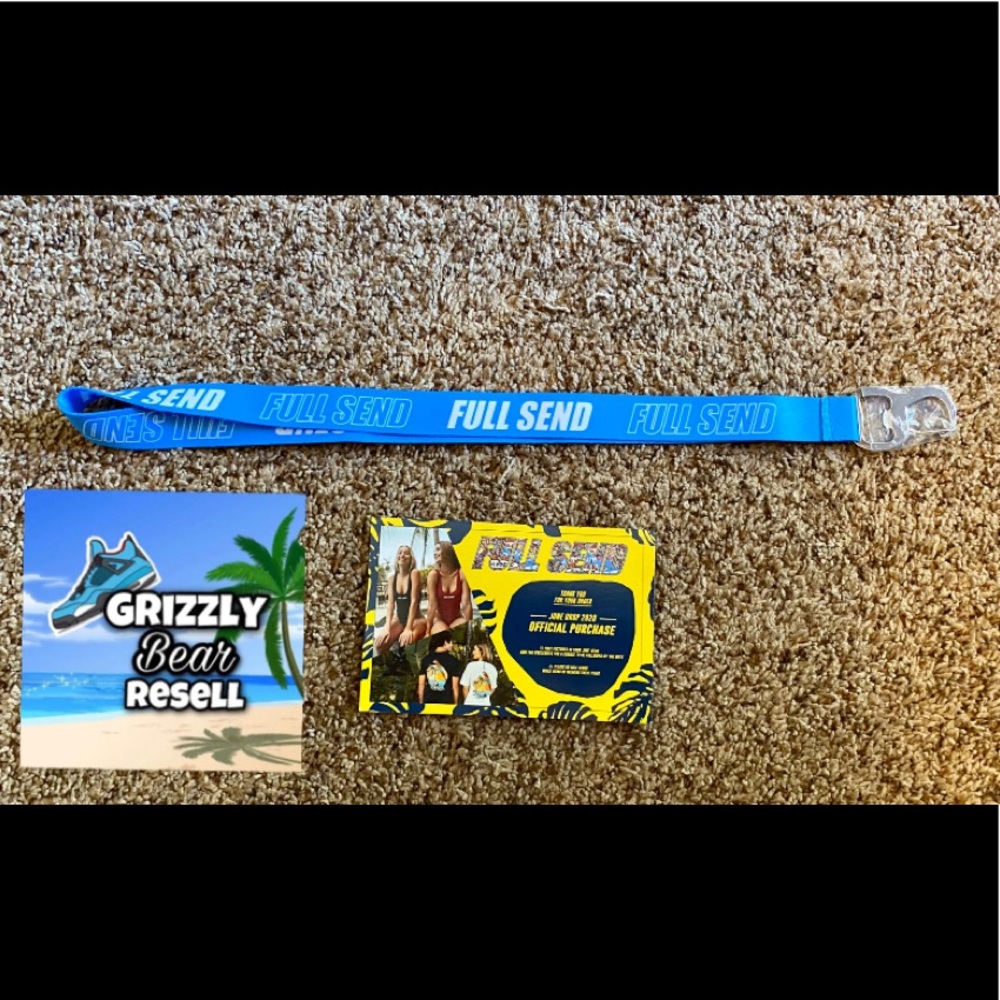 FULL SEND SKYBLUE LANYARD